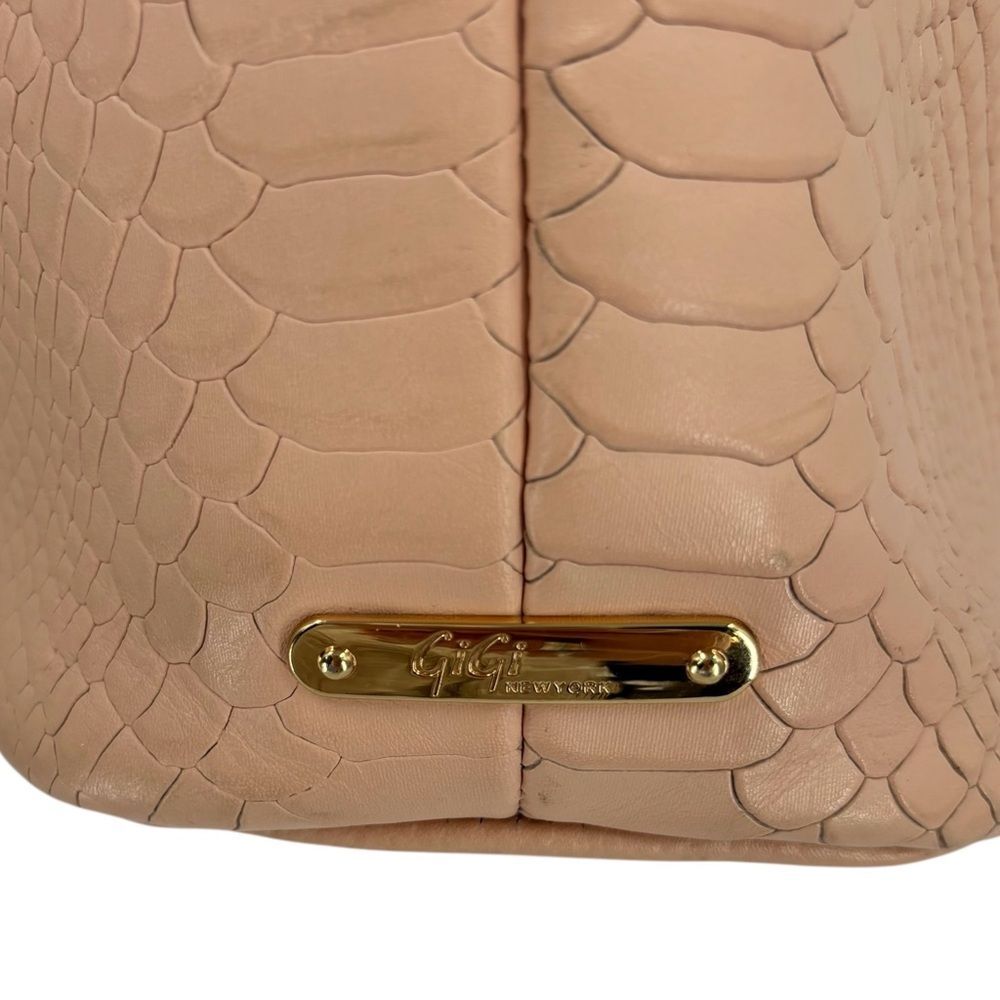 Gigi New York Jenn Tassel Bucket Bag Shoulder Crossbody - Picture 6 of 9